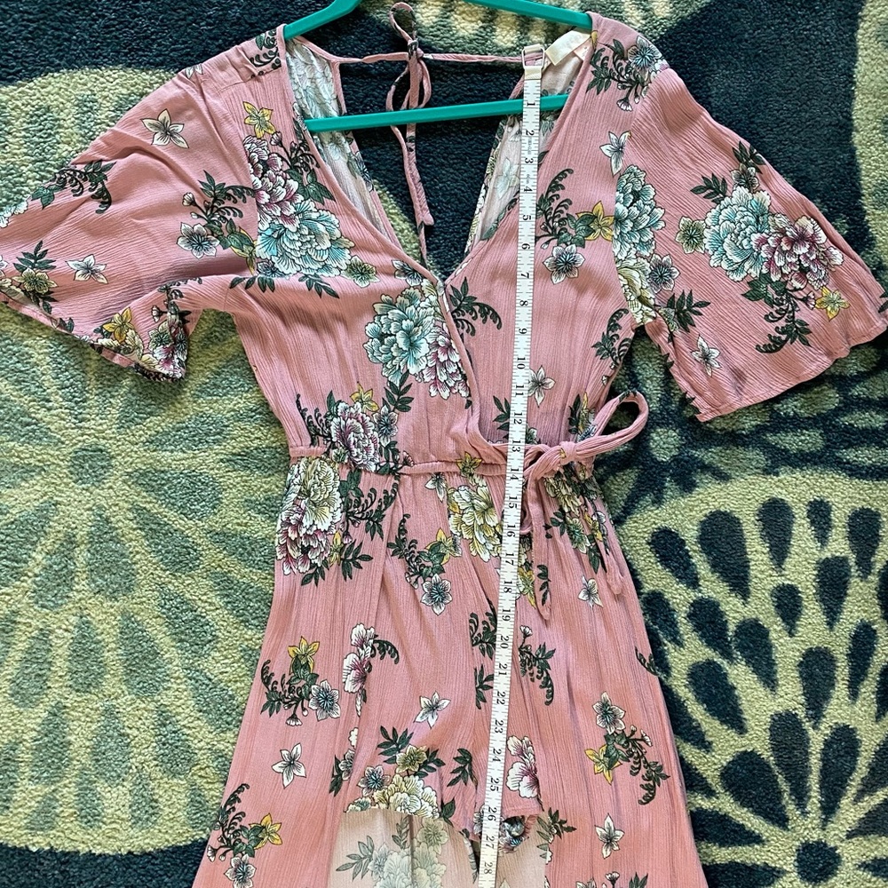 Band of Gypsies Floral Maxi Skirt Romper